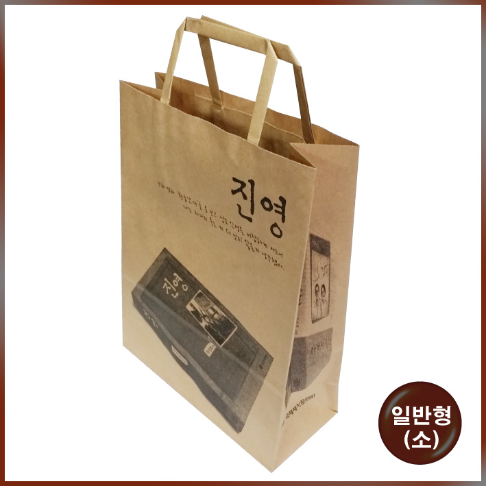납작종이끈 쇼핑백(진영)