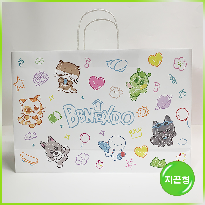 지끈형 쇼핑백(쁘넥도(BND)(대)