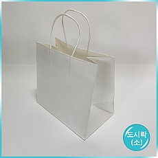 종이끈 도시락(소) - 백색